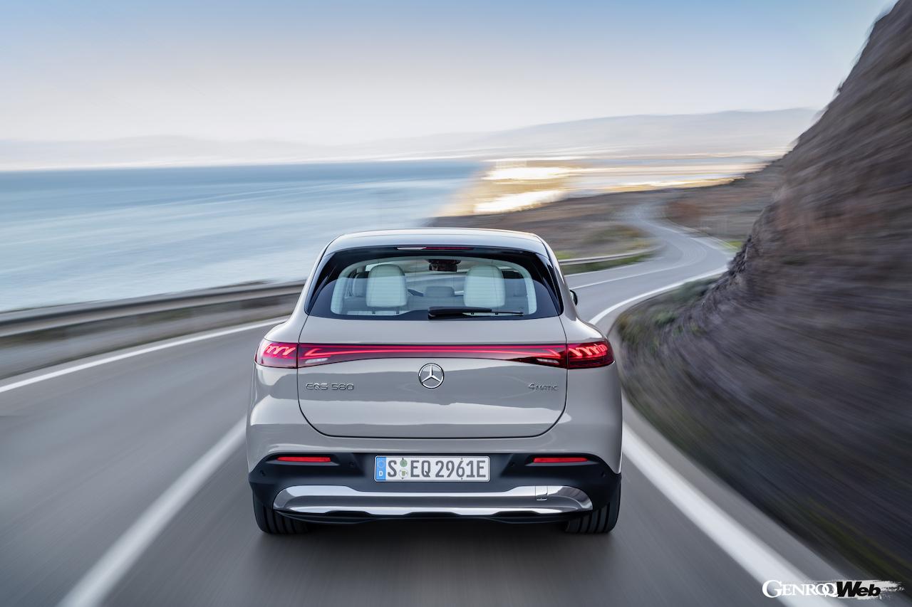 メルセデス・ベンツ EQS SUVのリヤビュー