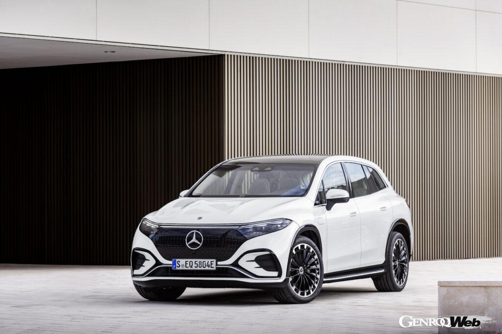 メルセデス・ベンツ EQS SUVのフロントビュー