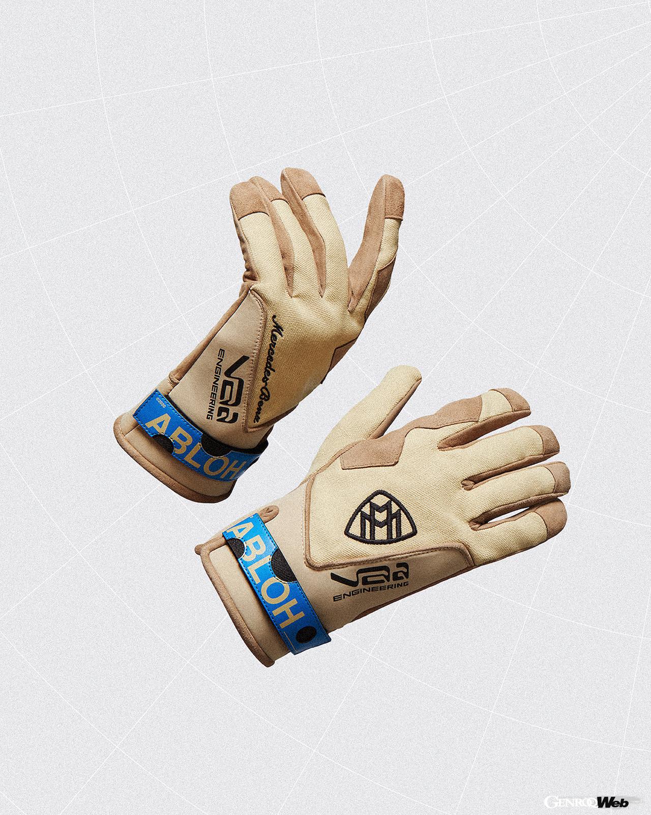 メルセデス マイバッハとVirgil Ablohのカプセルコレクション。レーシンググローブ