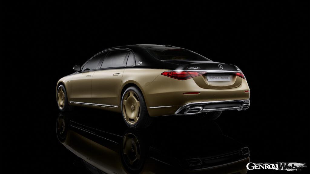 メルセデス マイバッハの限定モデル、マイバッハ by Virgil Abloh。リヤビュー