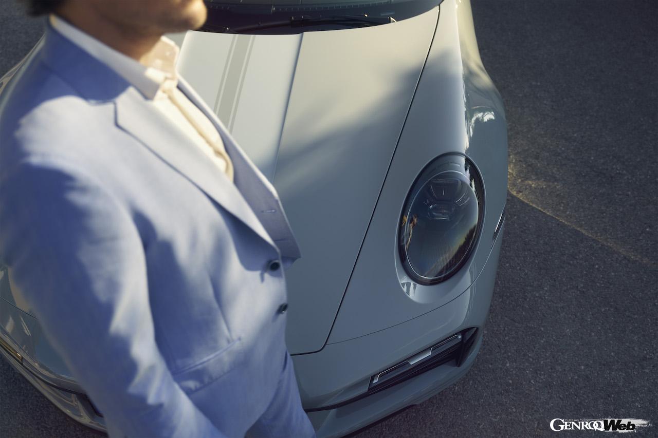 ポルシェ 911 スポーツクラシックのフロントセクション