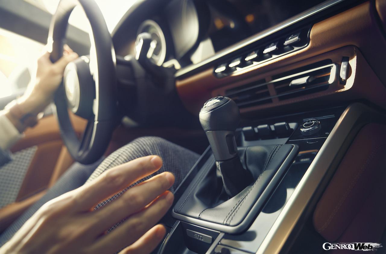 ポルシェ 911 スポーツクラシックのシフトレバー