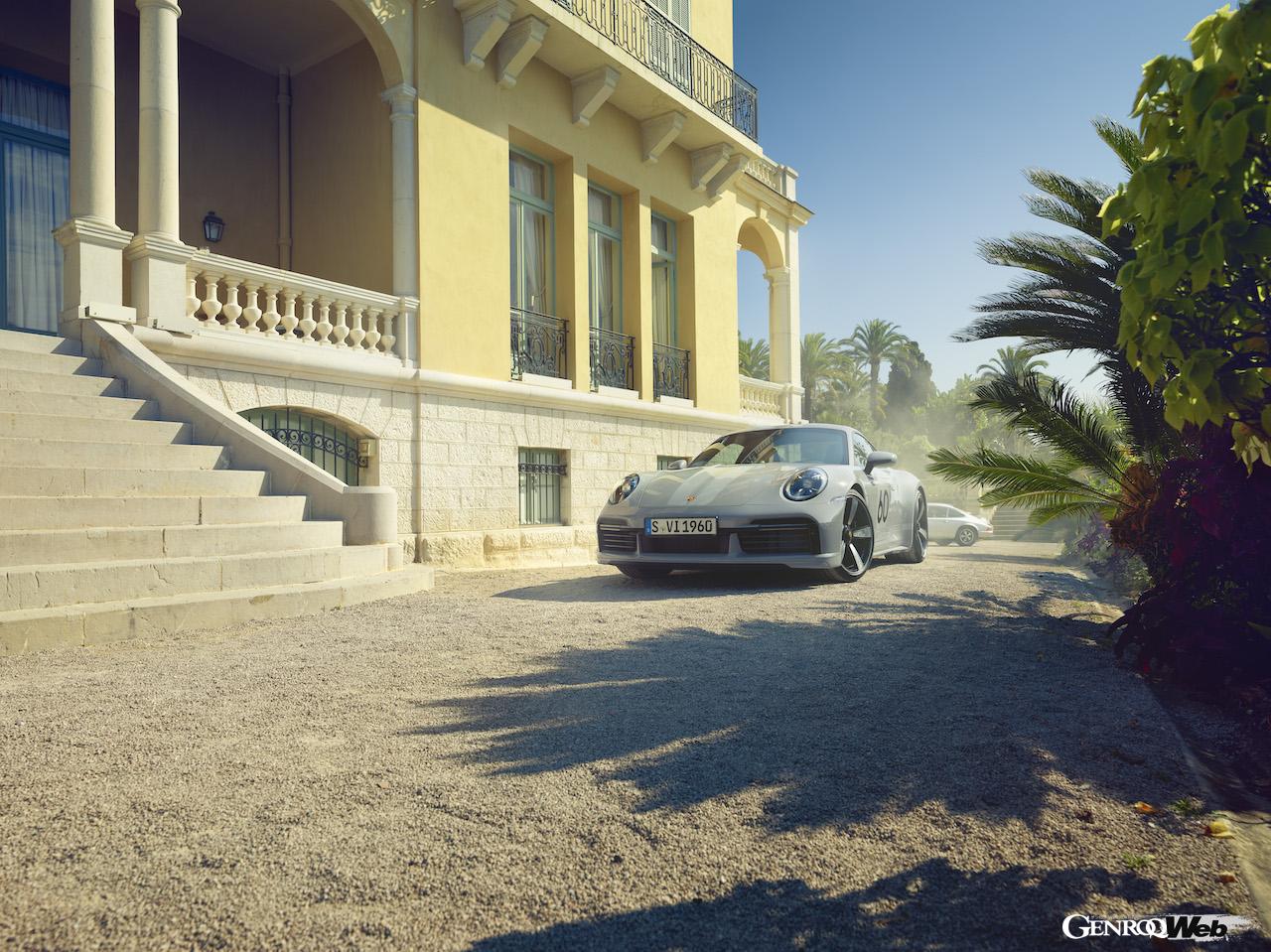 ポルシェ 911 スポーツクラシックのフロントビュー