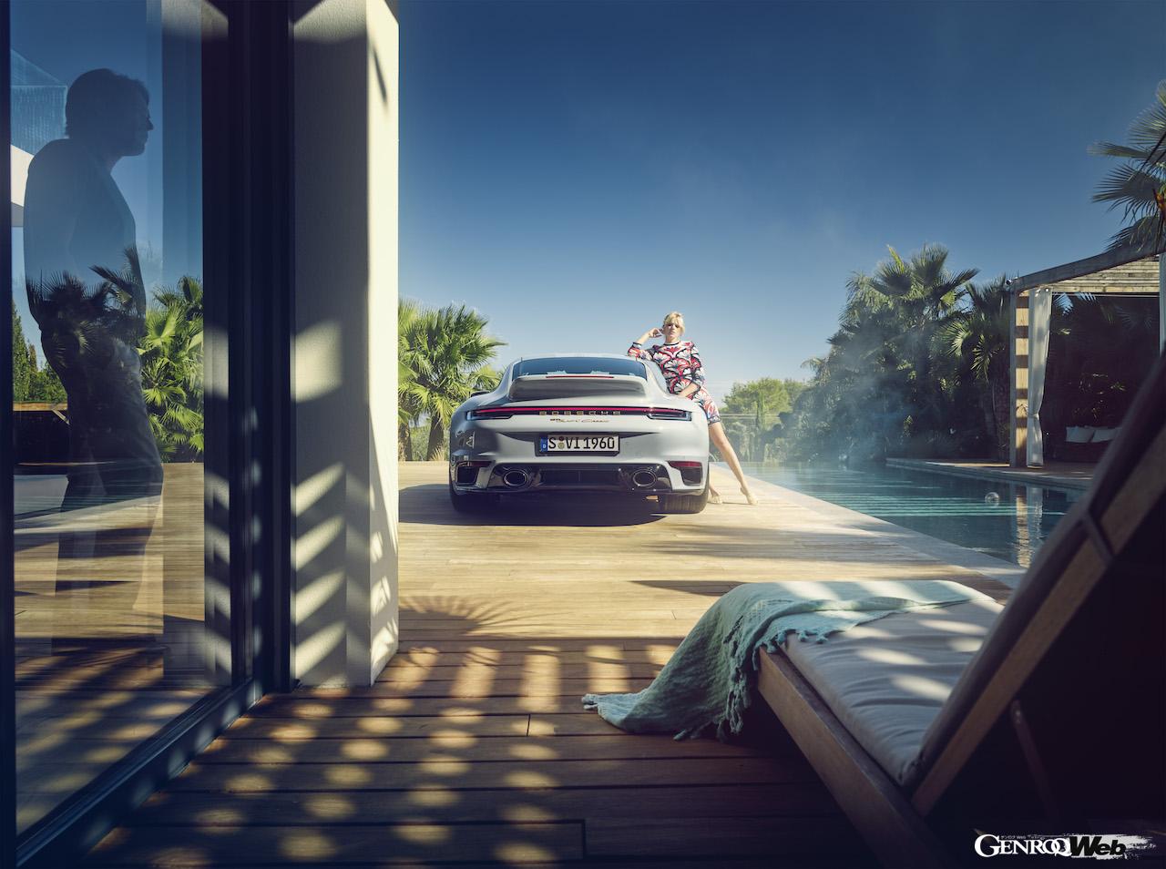 ポルシェ 911 スポーツクラシックのリヤビュー