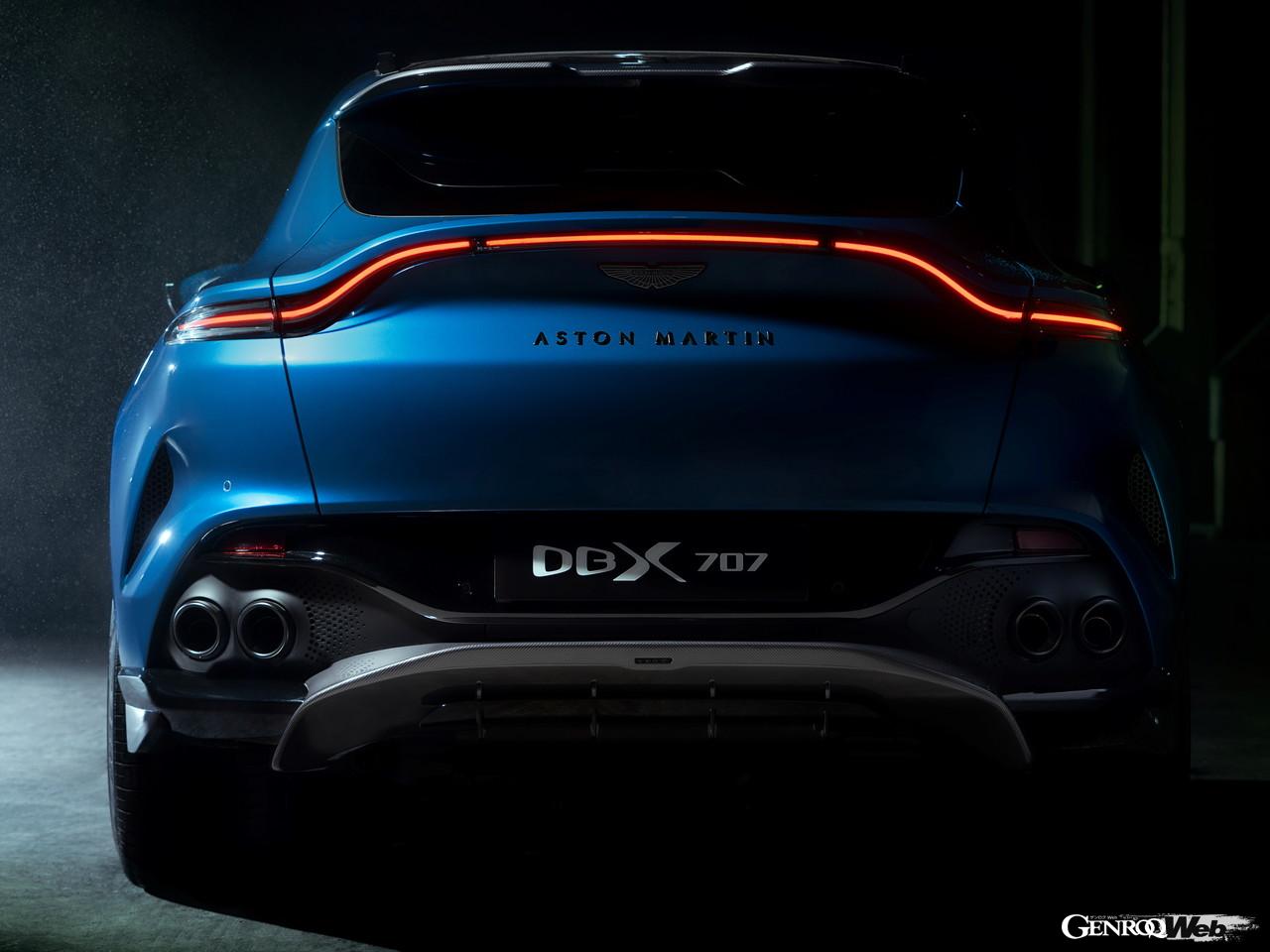 アストンマーティン DBX707とランボルギーニ ウルスのリヤセクション