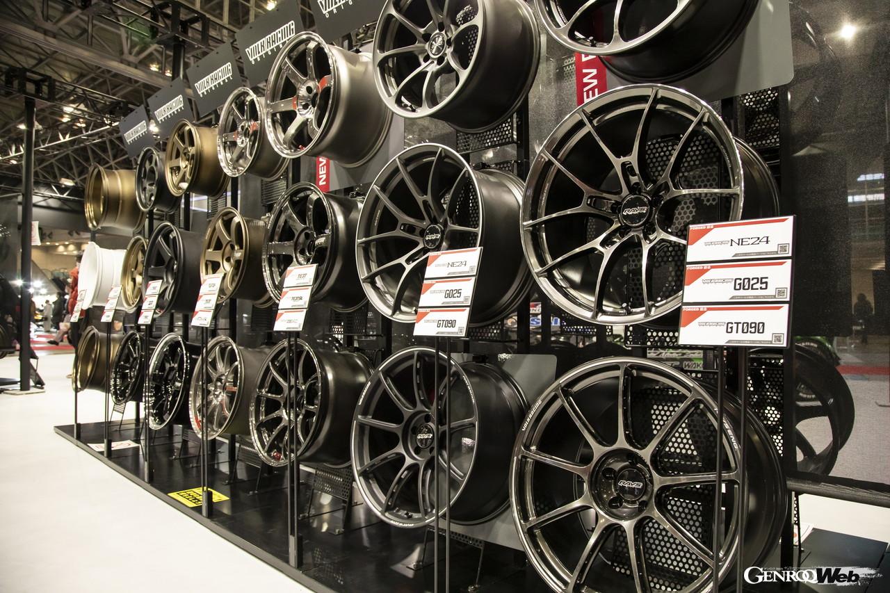 東京オートサロン2022、RAYSの出展ブース