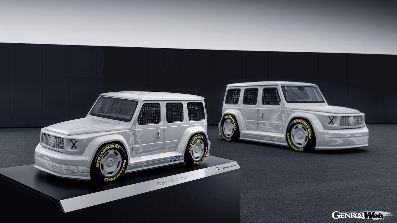 メルセデス・ベンツとヴァージル・アブローと共同で制作したプロジェクト ゲレンデヴァーゲン
