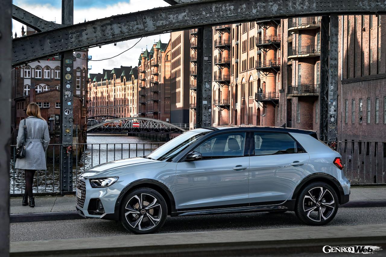 2023年モデル「アウディ A1 オールストリート」のエクステリア。