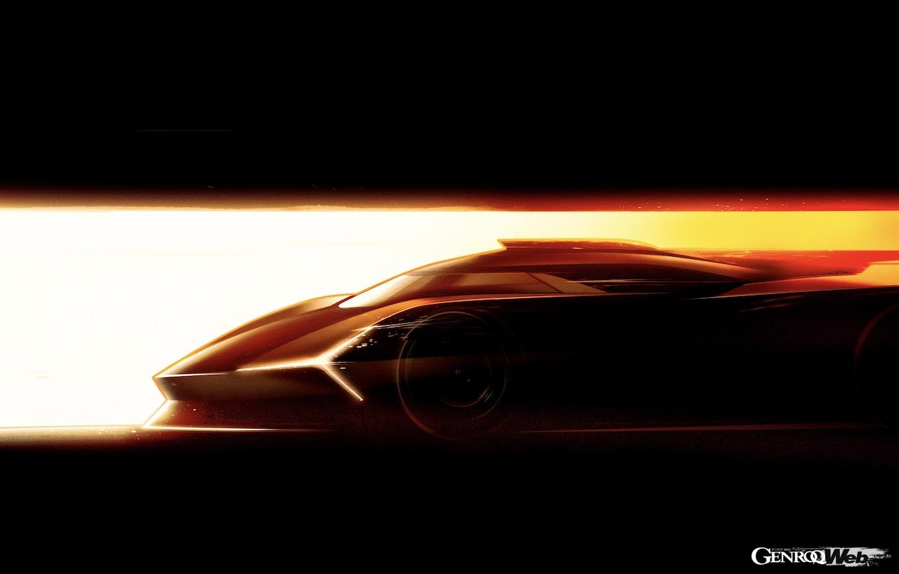 ポルシェも参戦を決めているLMDh規定マシンで、耐久レーストップカテゴリーへ初参入するランボルギーニ。