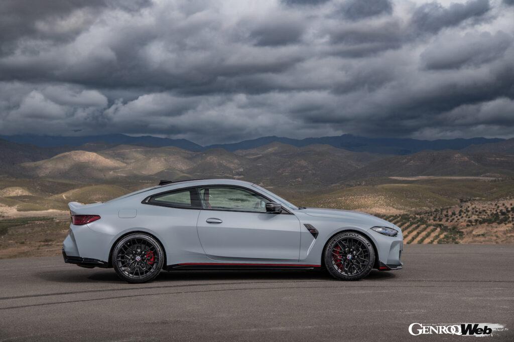 BMW M社50周年記念モデルとしてデビューした「M4 CSL」のエクステリア。