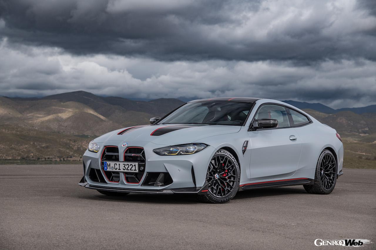 BMW M社50周年記念モデルとしてデビューした「M4 CSL」のエクステリア。