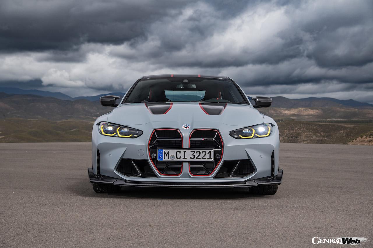 BMW M社50周年記念モデルとしてデビューした「M4 CSL」のエクステリア。