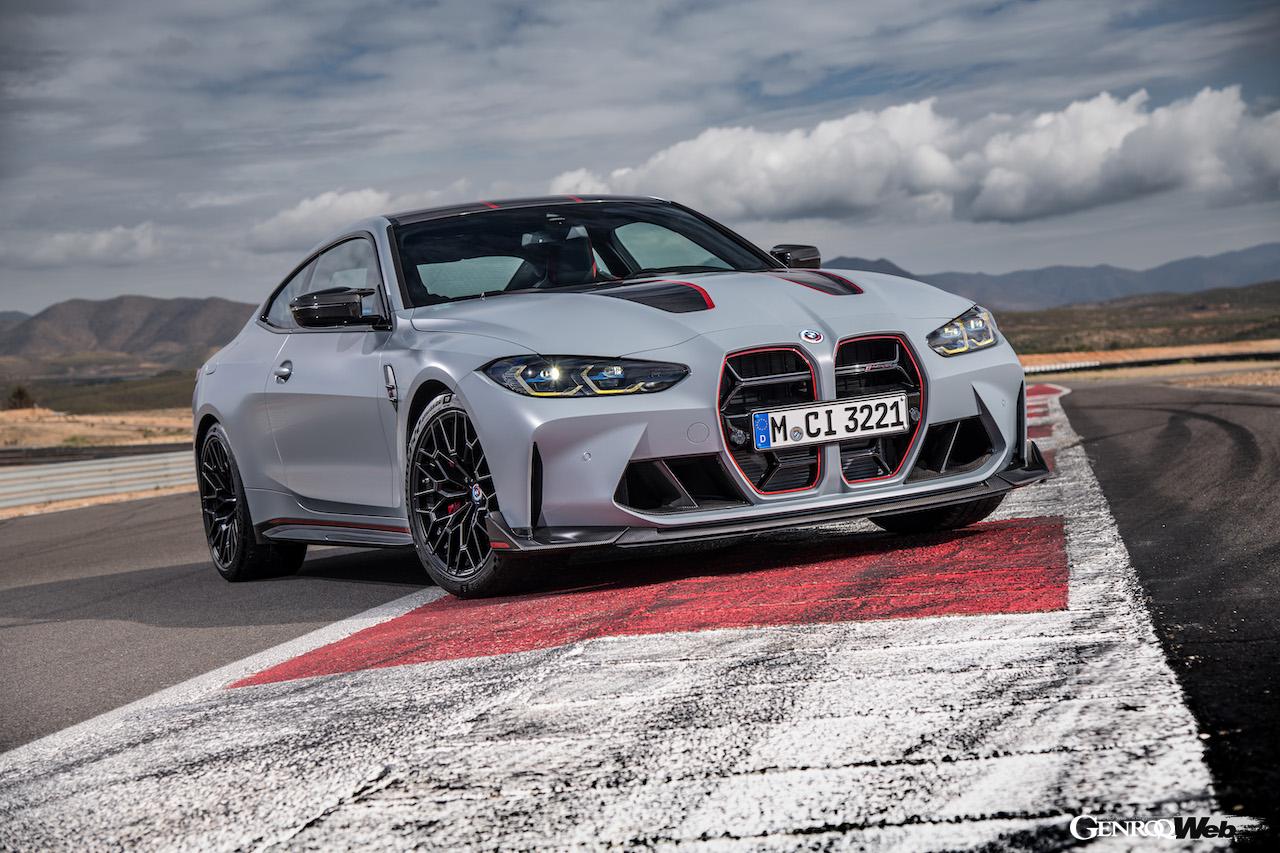 BMW M社50周年記念モデルとしてデビューした「M4 CSL」のエクステリア。