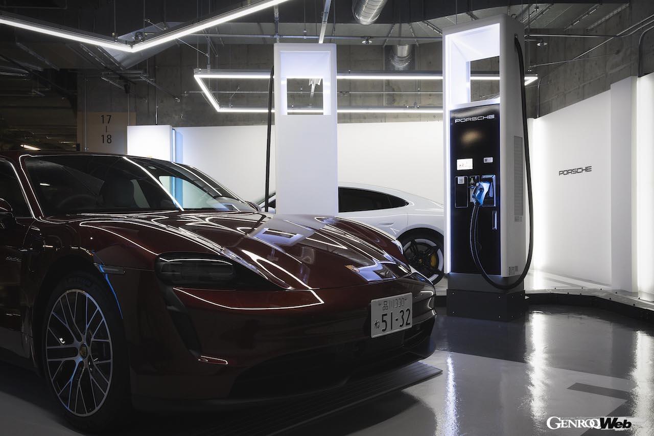 新宿の京王プラザホテルにポルシェターボチャージングステーション開設