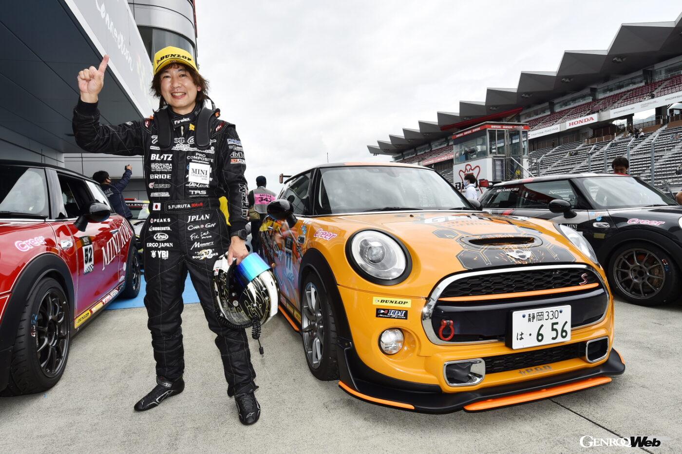 第3戦MINI CPSクラスで優勝した古田 聡選手（#77 ガレージピットハウスF56S）