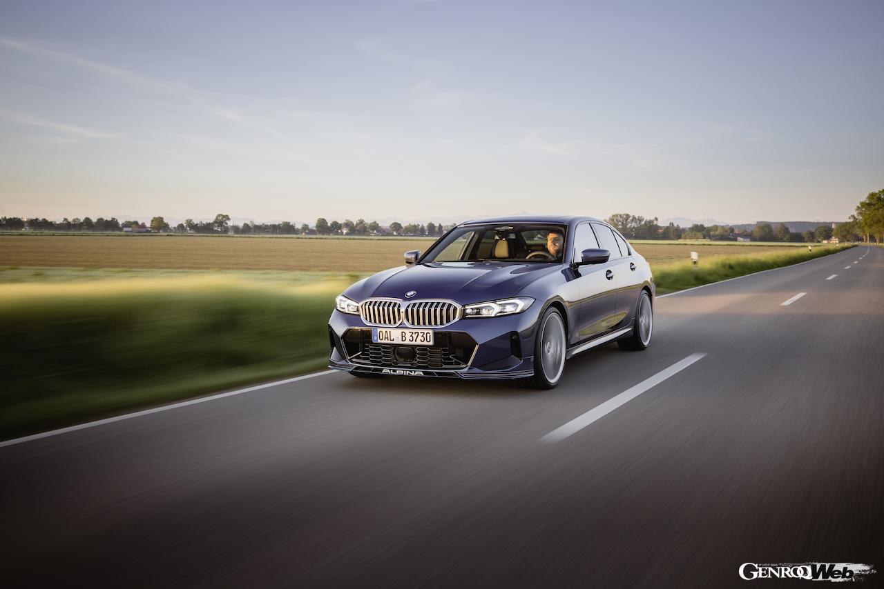 アルピナの改良新型B3リムジン。フロントビュー