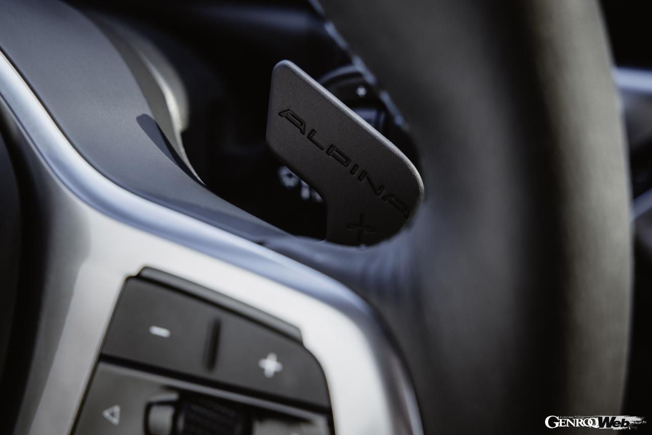 アルピナの改良新型B3リムジン。パドルシフト