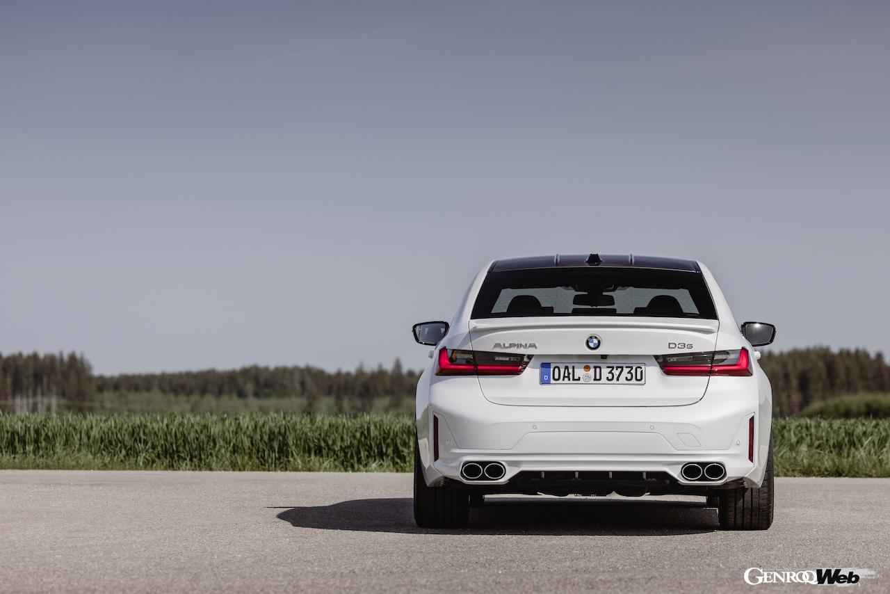 アルピナの改良新型D3 Sリムジン。リヤビュー