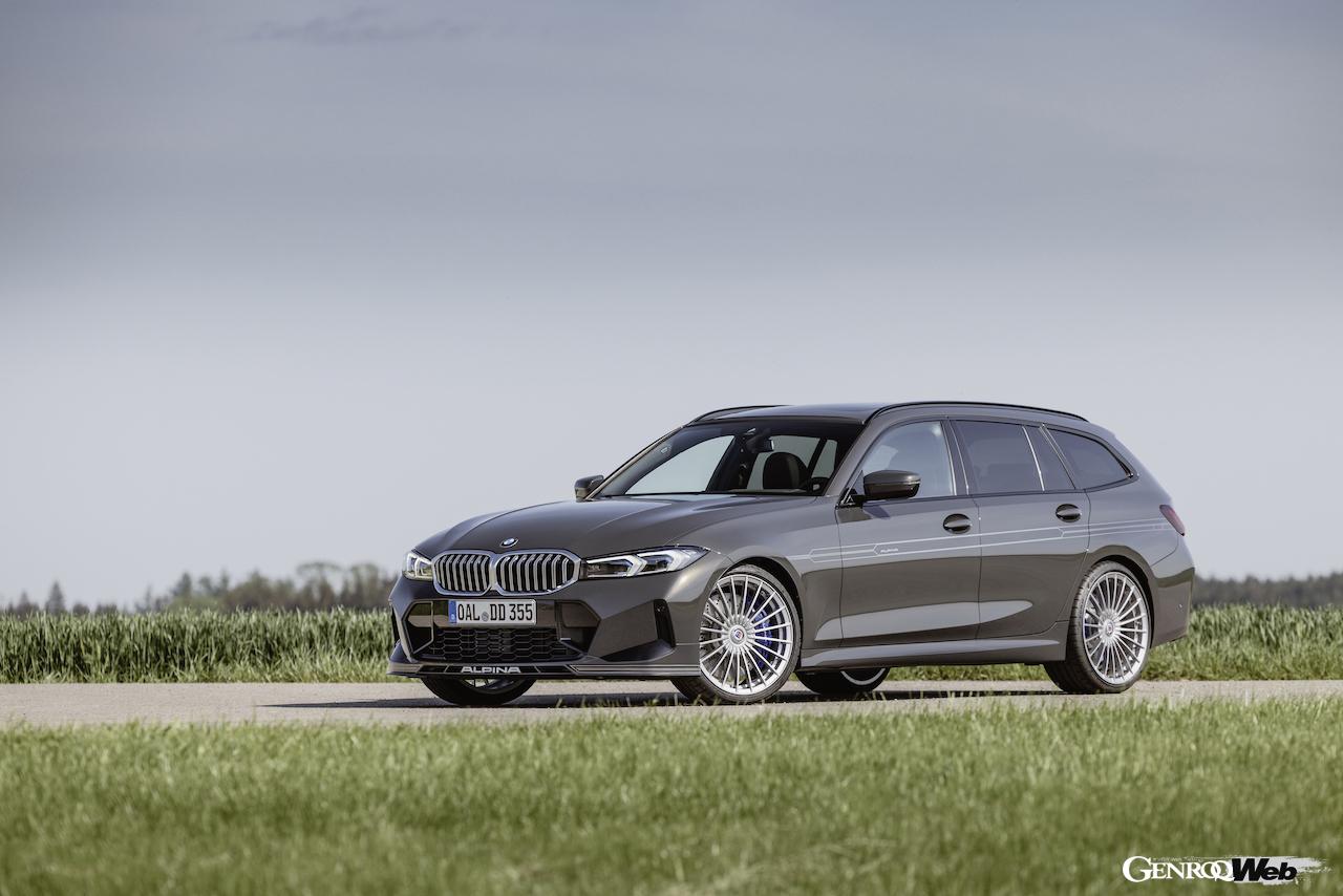 アルピナの改良新型D3 Sツーリング。フロントビュー