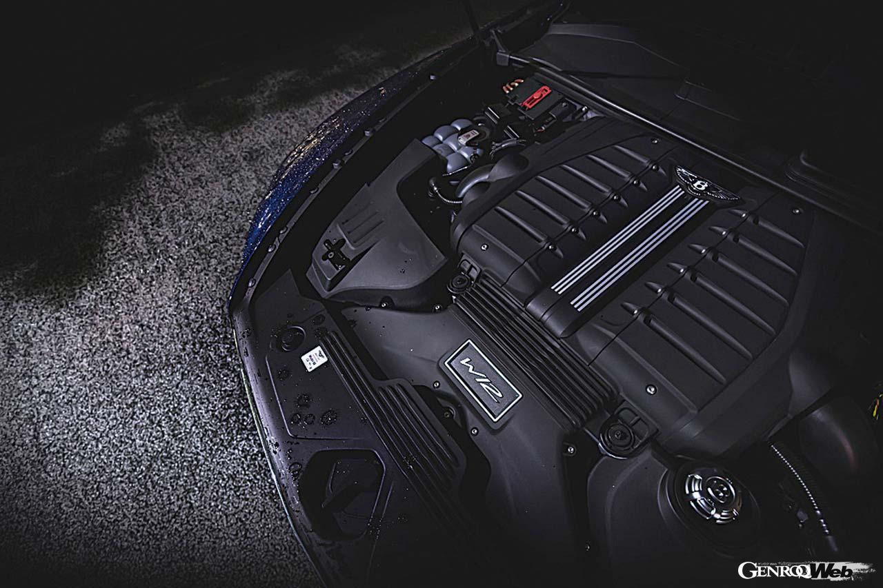 今や貴重な6.0リッターW12気筒ツインターボエンジンを搭載