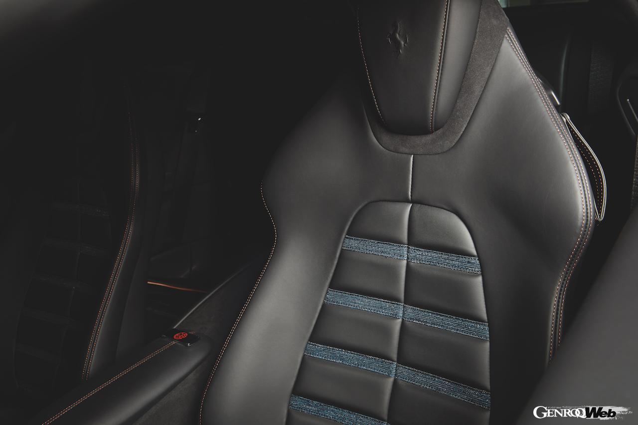 フェラーリ ローマのテーラーメイド仕様。シート