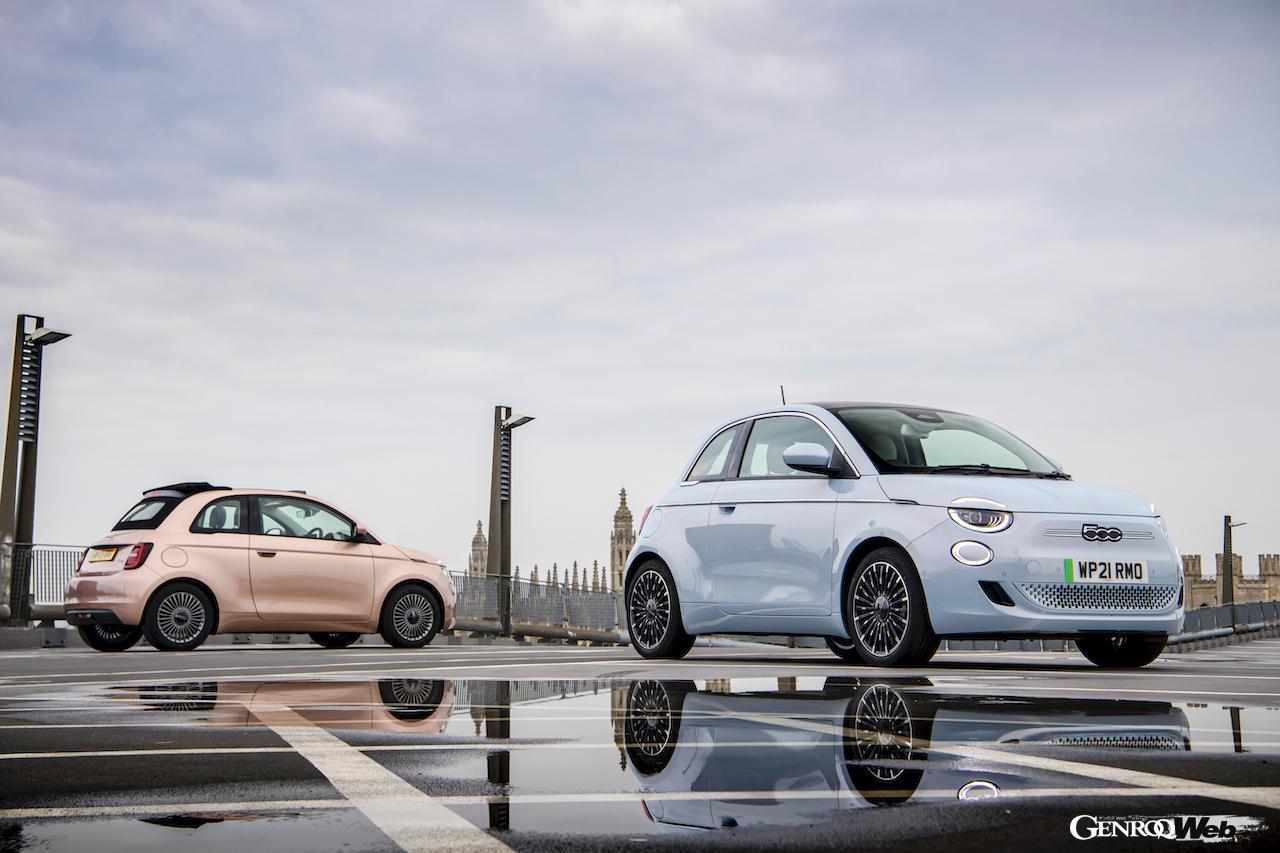 新型フィアット 500eのスタイリング