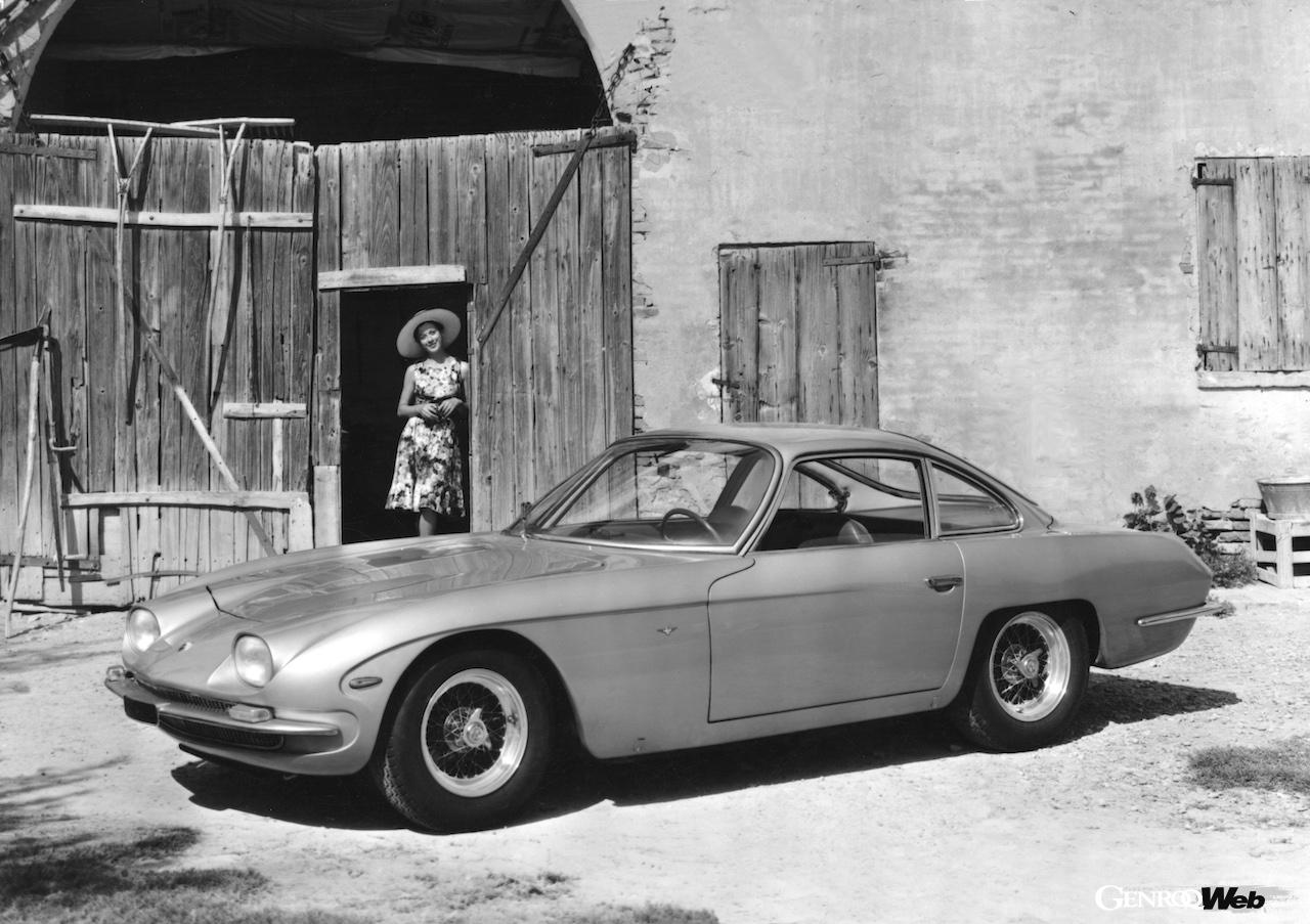 ランボルギーニ 350GTのフロントビュー