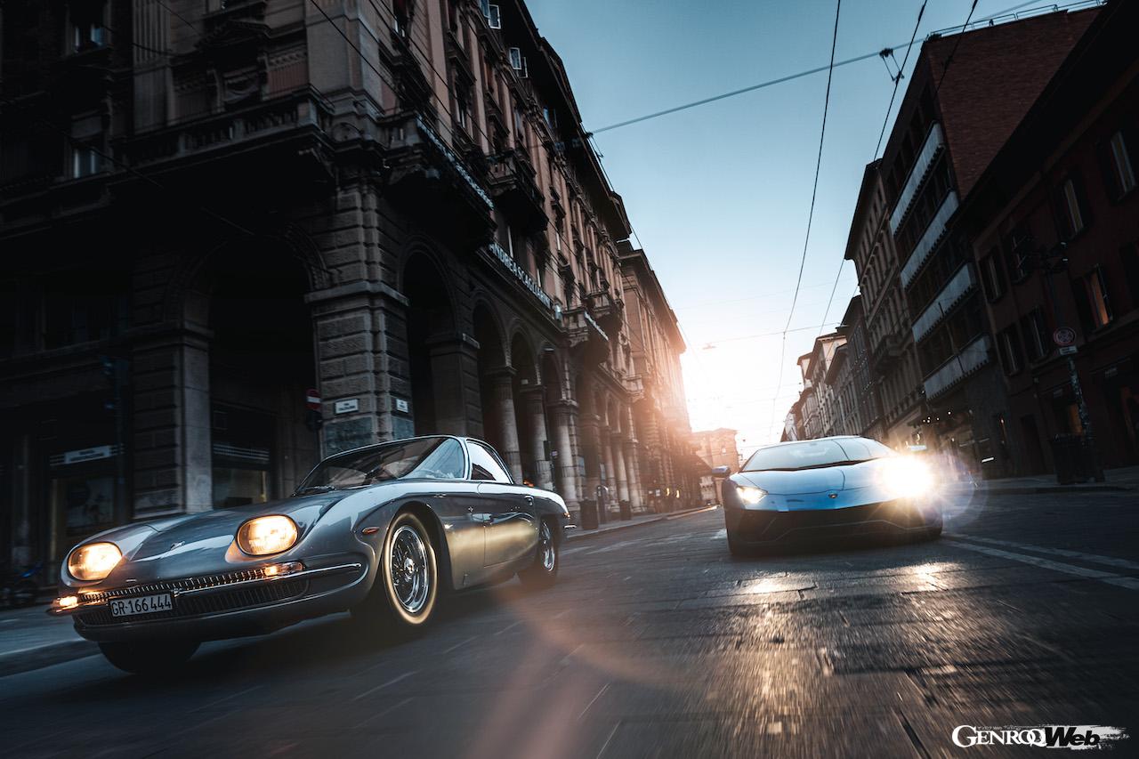 ランボルギーニ 350GTのフロントビュー