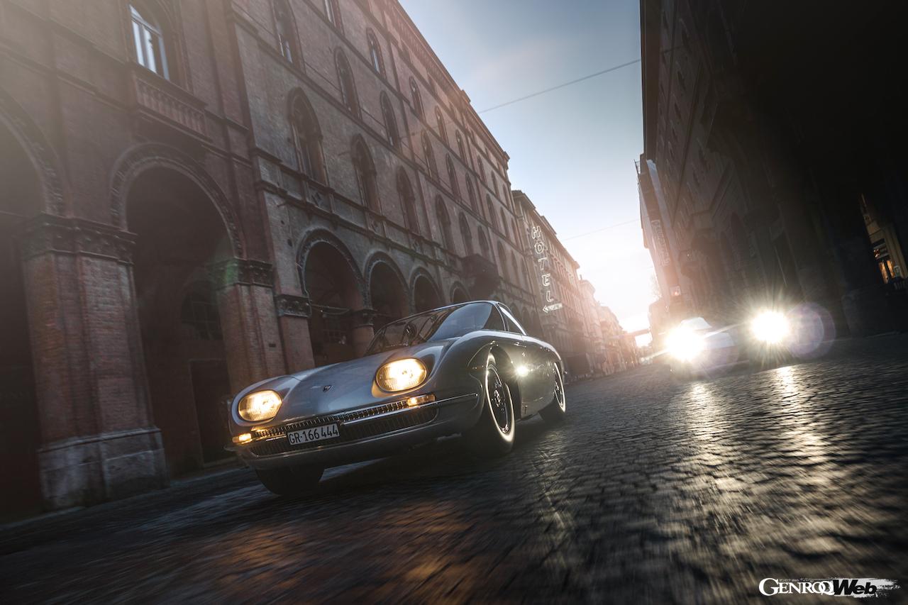 ランボルギーニ 350GTのフロントビュー