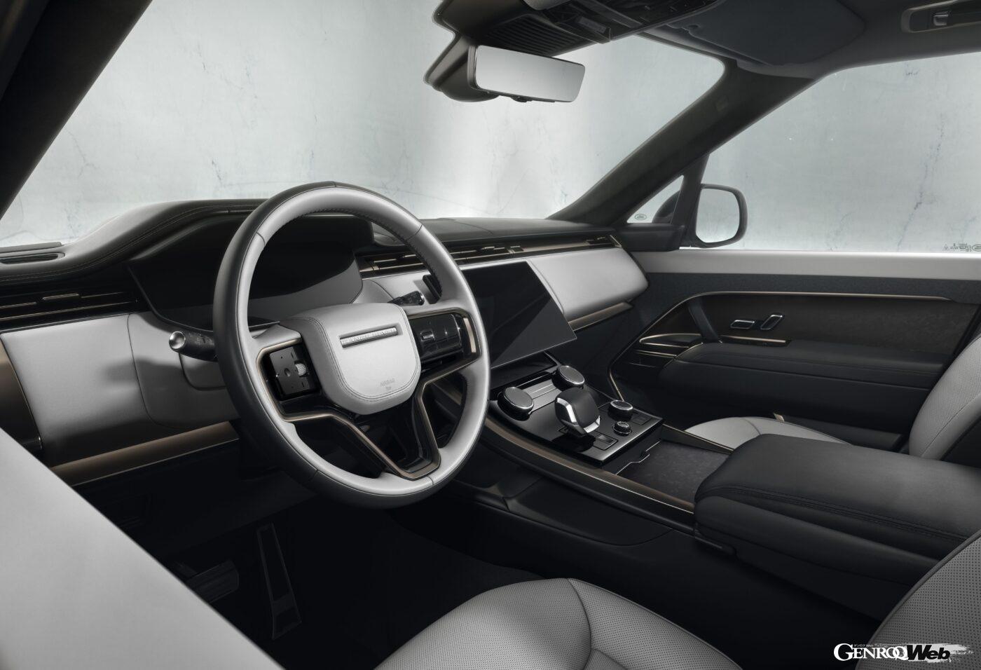 新型ランドローバー レンジローバースポーツのコクピット