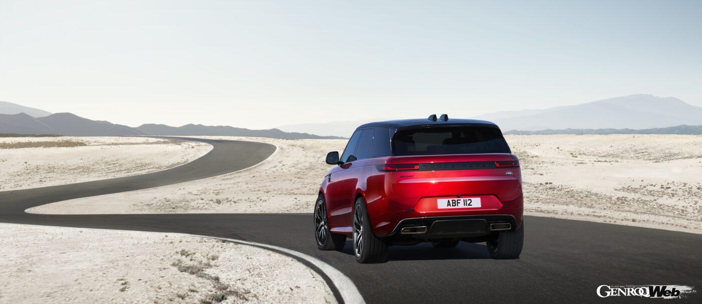 新型ランドローバー レンジローバースポーツのリヤビュー