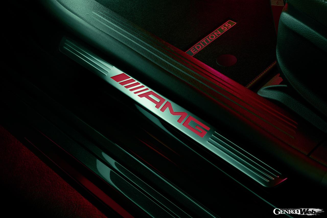 メルセデAMG CLA 45 S 4マティック “エディション55”。スカッフプレート