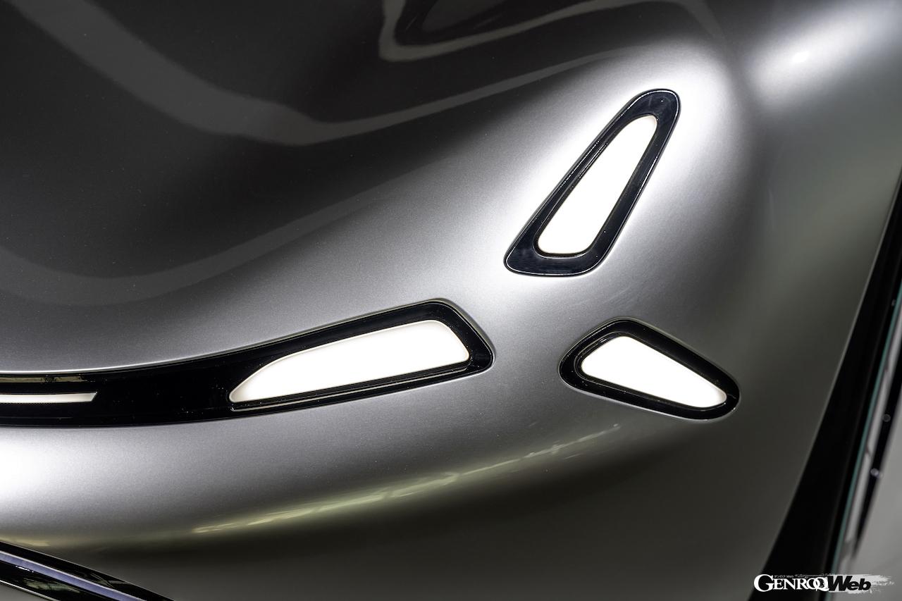 メルセデスAMGのコンセプトカー、Vision AMG。ヘッドランプ