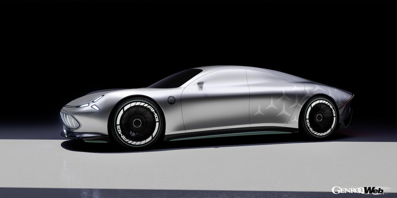 メルセデスAMGのコンセプトカー、Vision AMG。サイドビュー