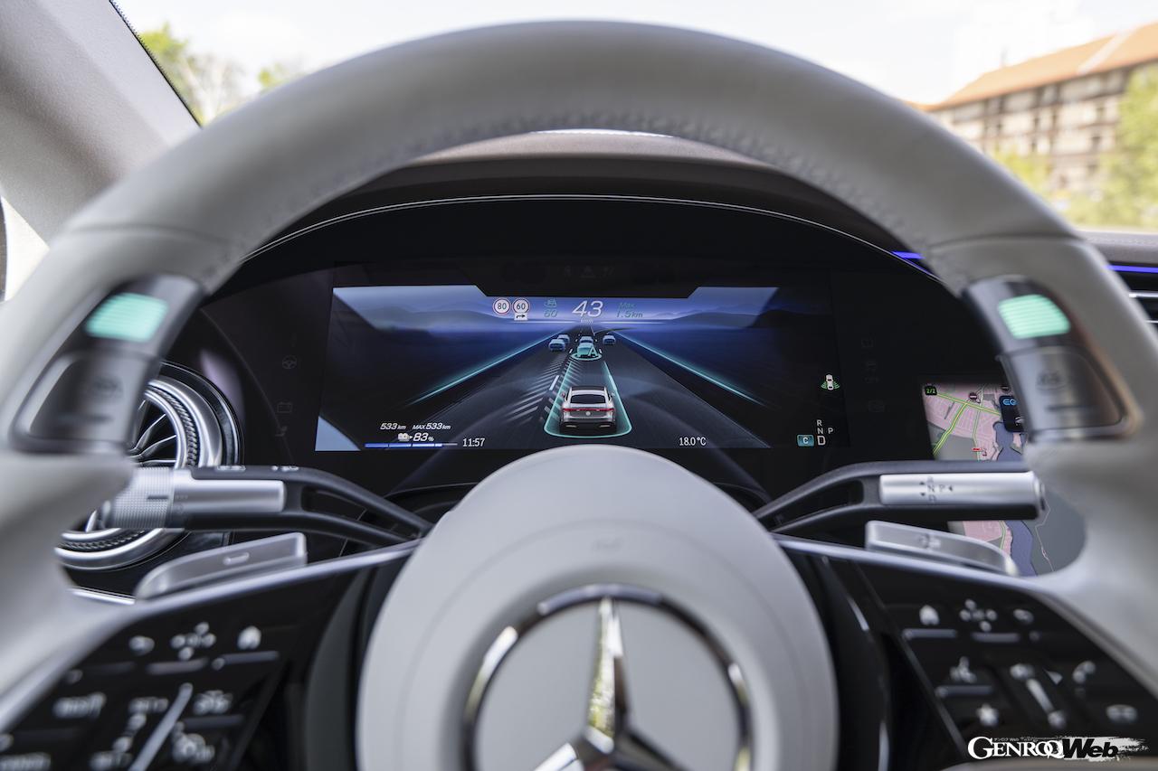 メルセデス・ベンツの条件付き自動運転システム「ドライブパイロット」の作動イメージ