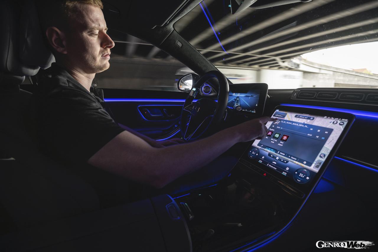 メルセデス・ベンツの条件付き自動運転システム「ドライブパイロット」の作動イメージ