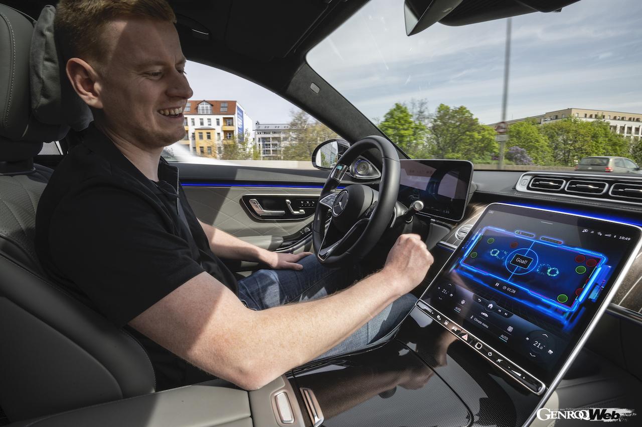 メルセデス・ベンツの条件付き自動運転システム「ドライブパイロット」の作動イメージ