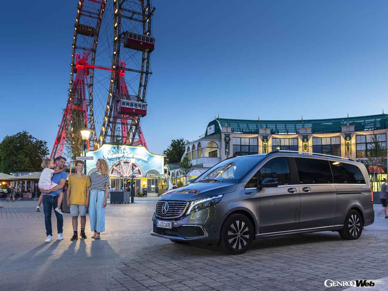 メルセデス・ベンツ EQV。フロントビュー