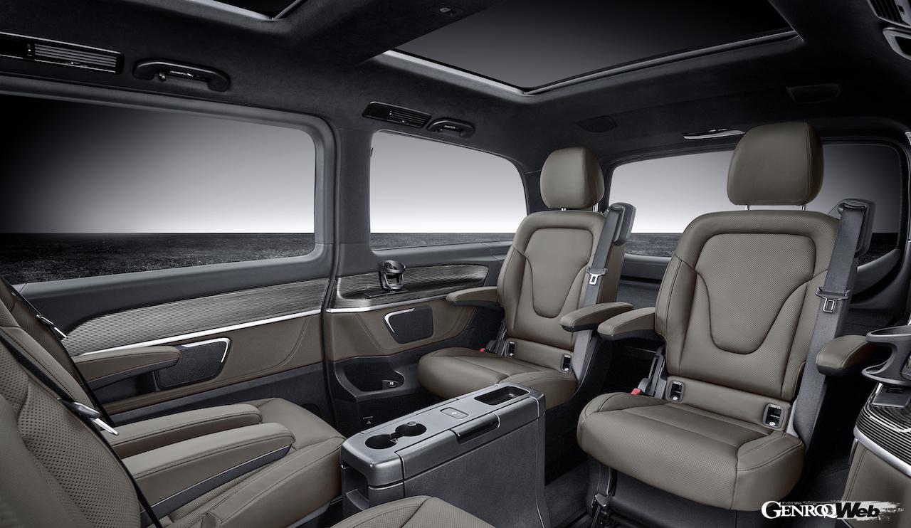 メルセデス・ベンツ Vクラスのリヤシート