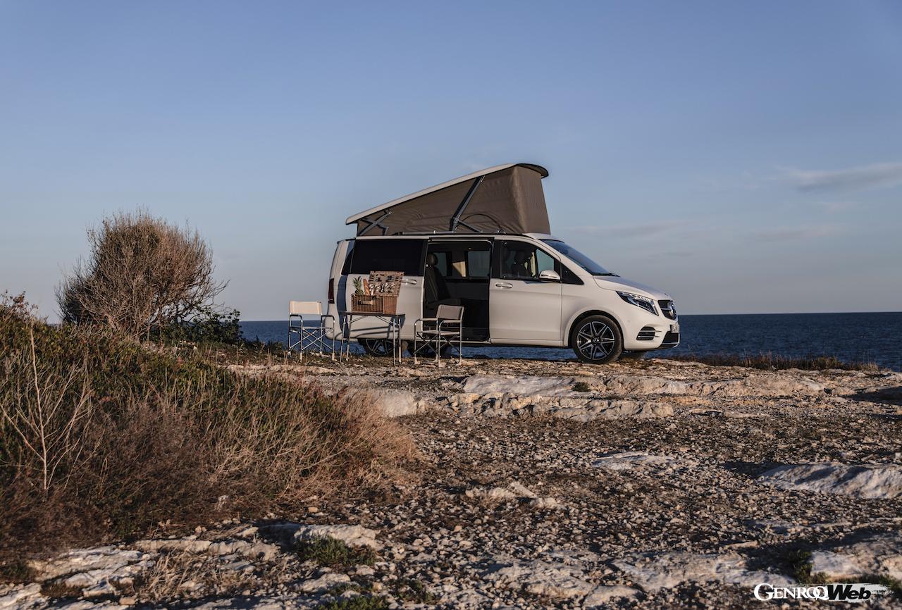 メルセデス・ベンツ Vクラスのマルコポーロ仕様。フロントビュー