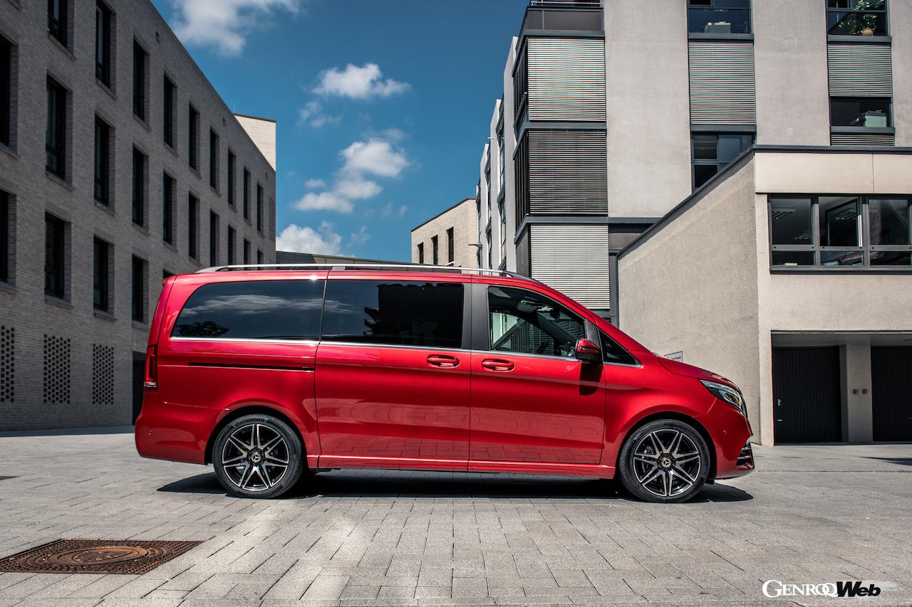 メルセデス・ベンツ Vクラスのサイドビュー