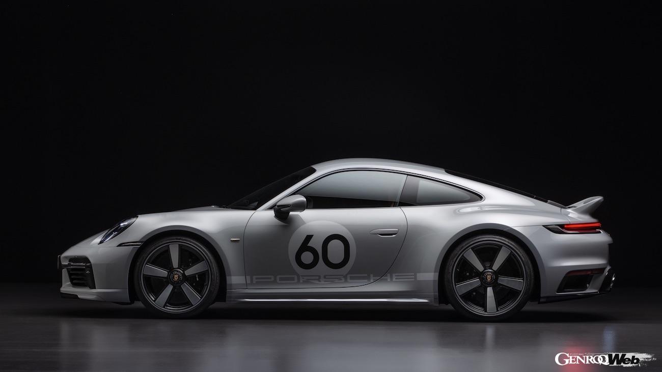 ポルシェ 911 スポーツクラシックのサイドビュー