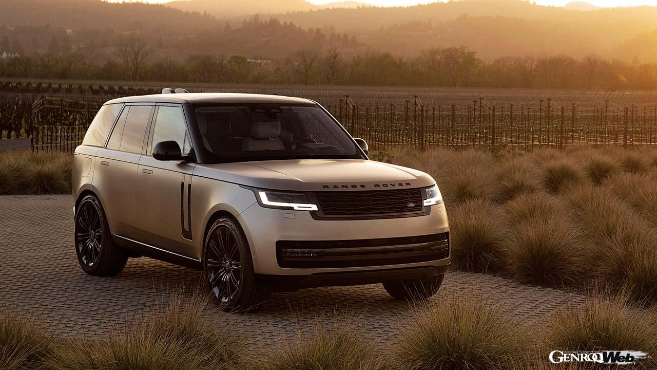 新型レンジローバーのフロントスタイル