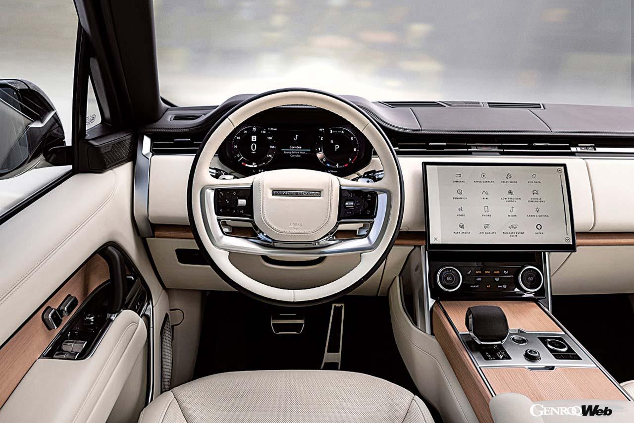 新型レンジローバーのインテリア