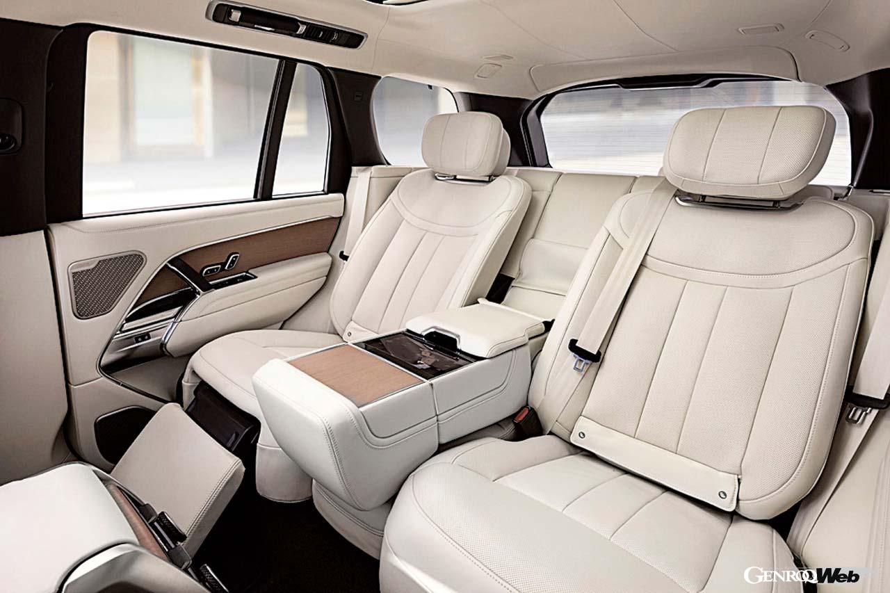 新型レンジローバーのシート
