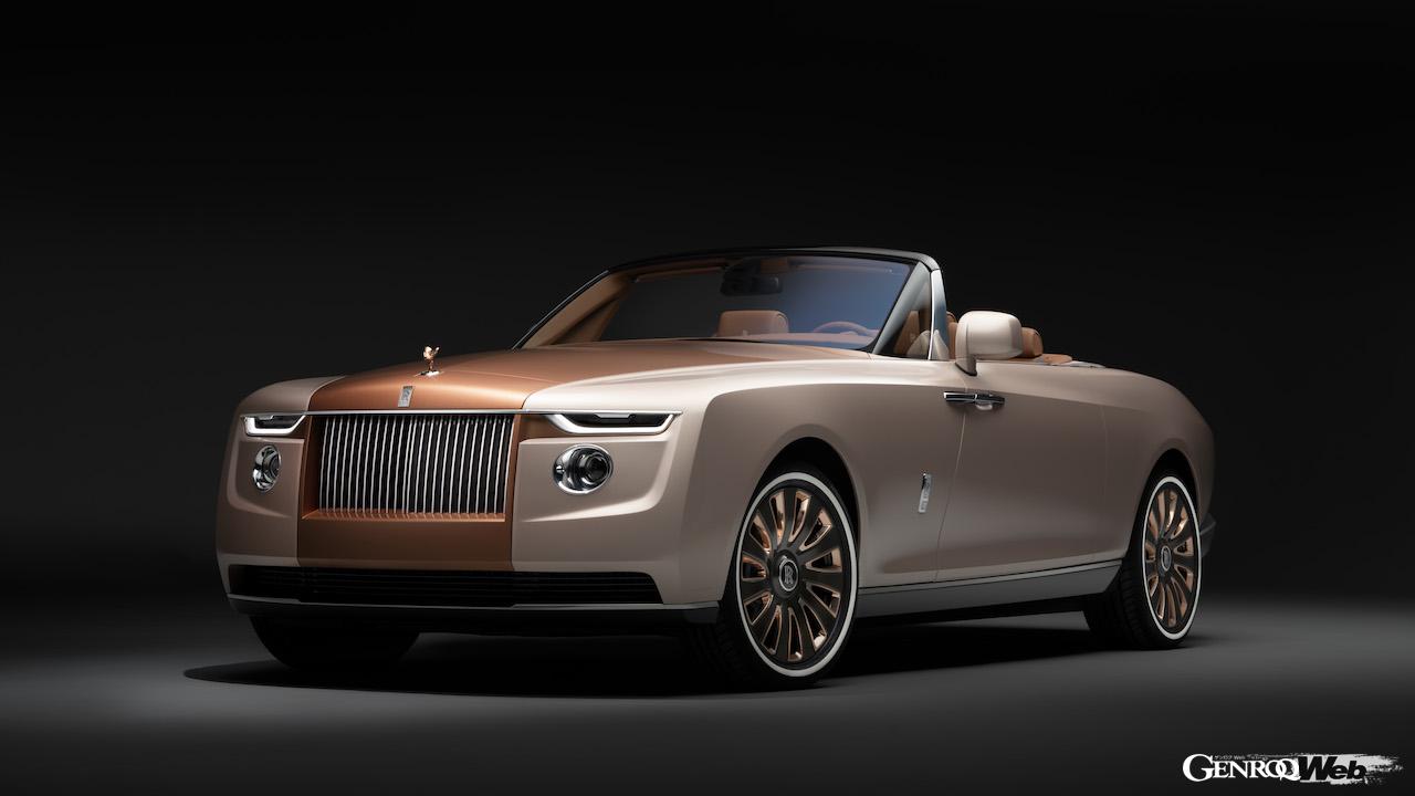 ロールス・ロイス ボート・テイルのフロントビュー