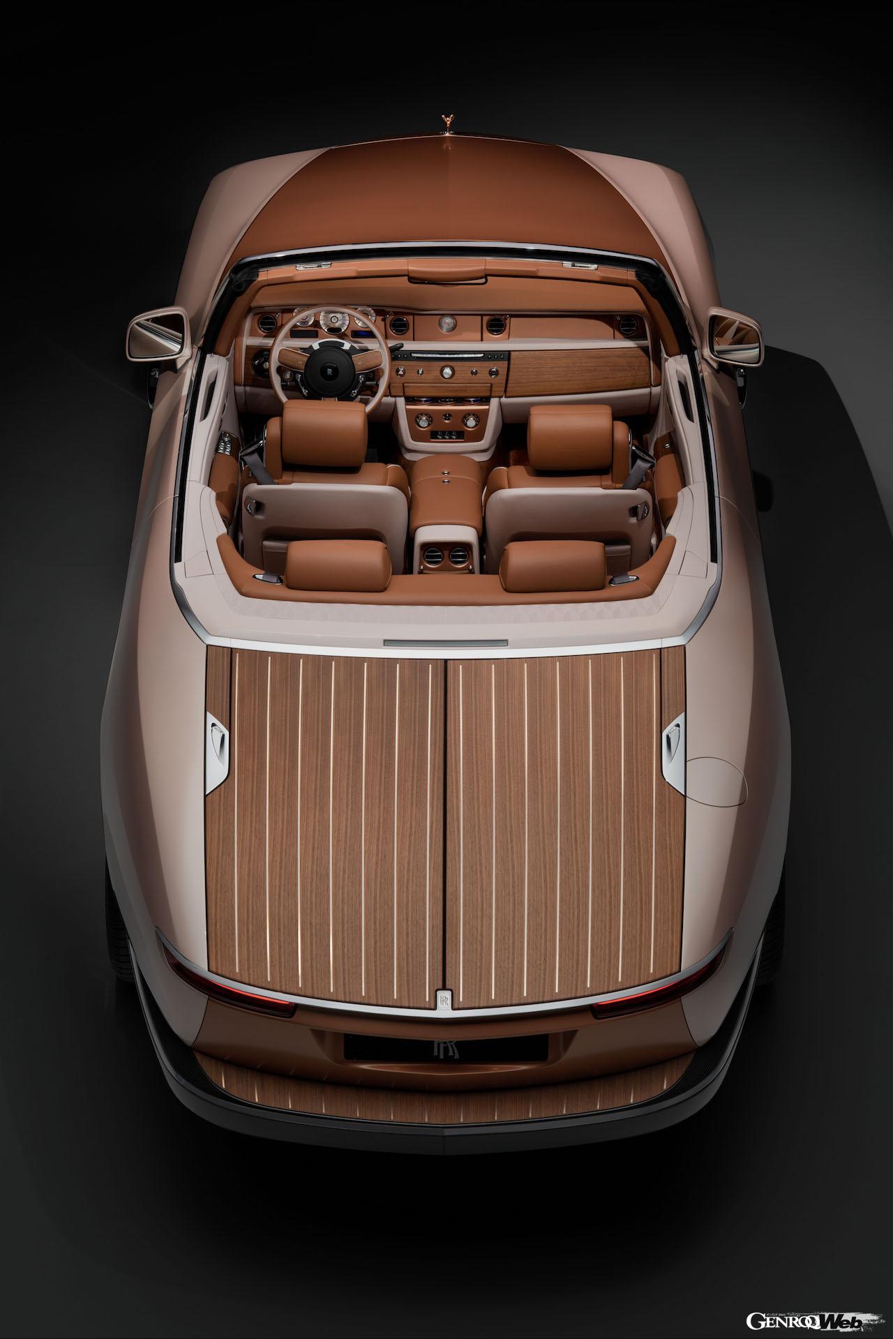 ロールス・ロイス ボート・テイルのトップビュー