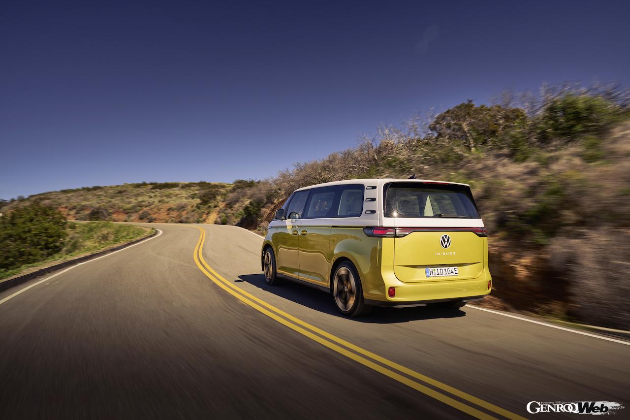 フォルクスワーゲン ID.Buzzのリヤビュー