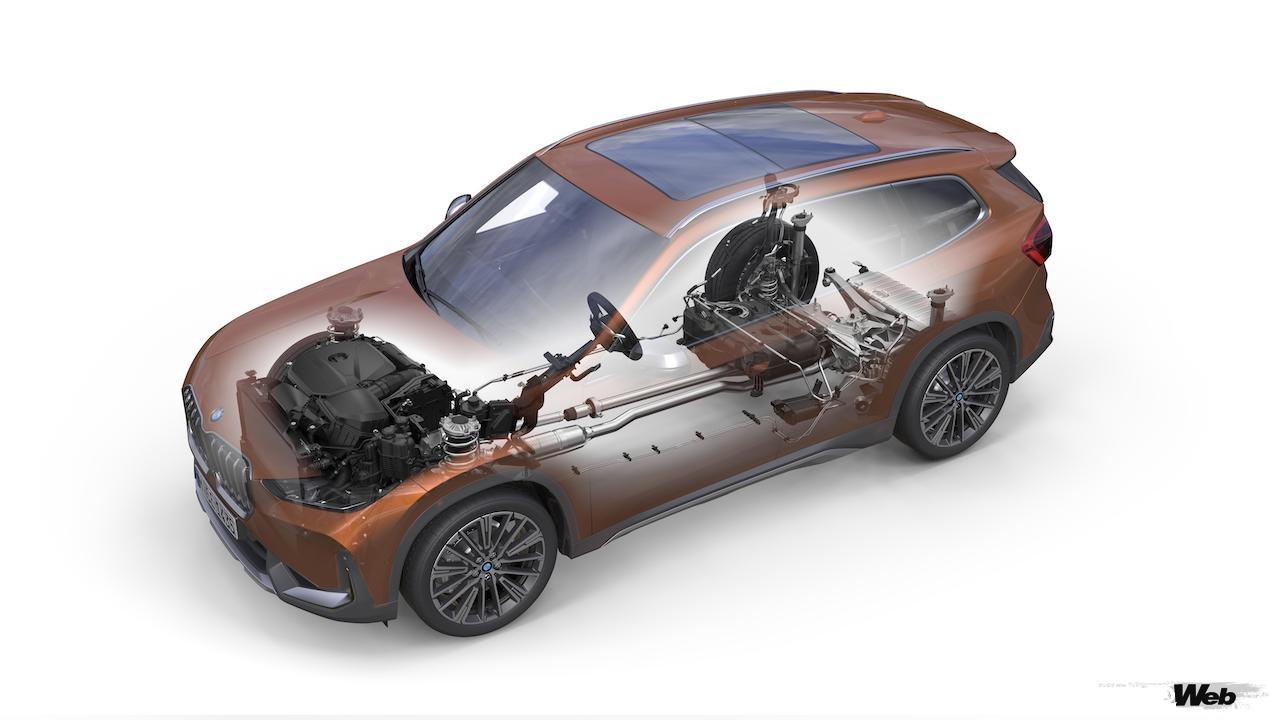 新型BMW X1のスケルトン