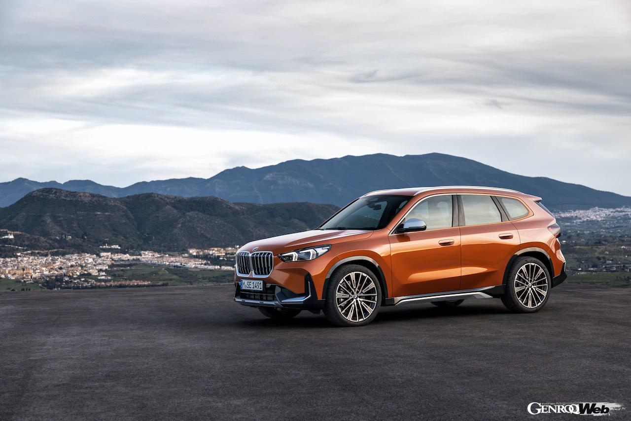 フルモデルチェンジを果たした、BMWのエントリーSAV「X1」のフロントスタイル